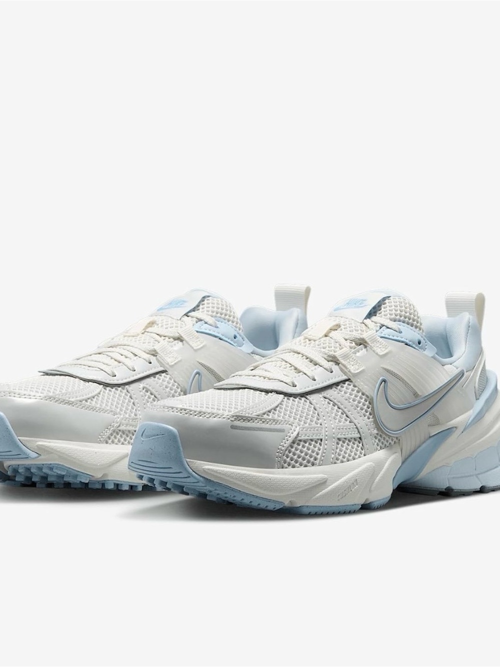 Nike Women’s White & Light Blue Mesh Runner - Picture 1 of 5